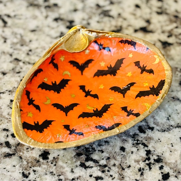 Halloween Bats 🦇 Découpage Clamshell - Handmade - Picture 4 of 5
